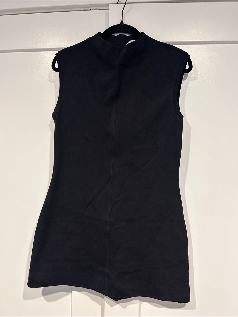 COS Slim-Fit Mock-Neck Mini Dress - Picture 3 of 7